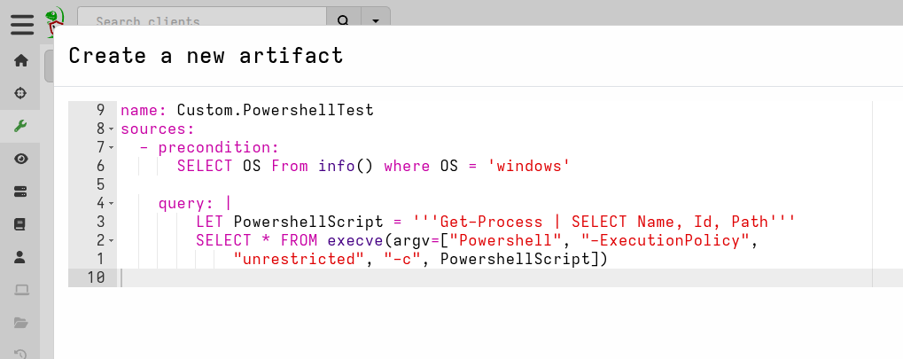 Extending VQL with Powershell